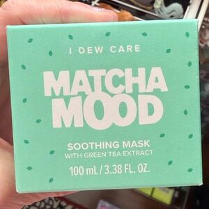 I Dew Care Matcha Mood Face Mask Green Tea Soothing Hydrating Korean KBeauty